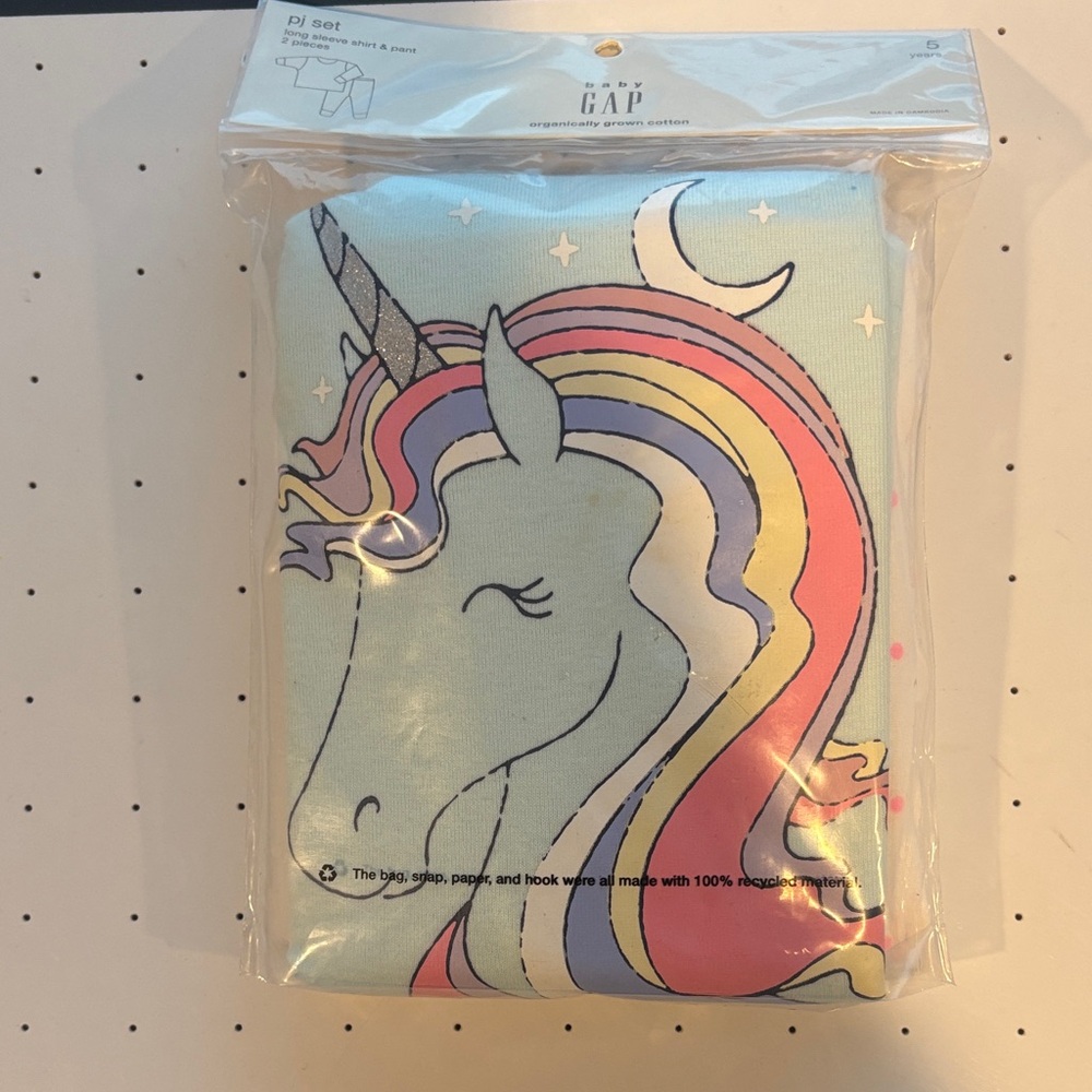 GAP Pastel Unicorn Pajama Set